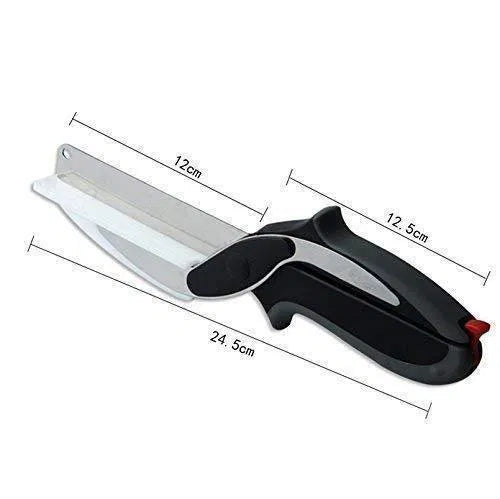 2-in-1 Smart Cleaver Cutter Kitchen Knife & Chopping mini Board