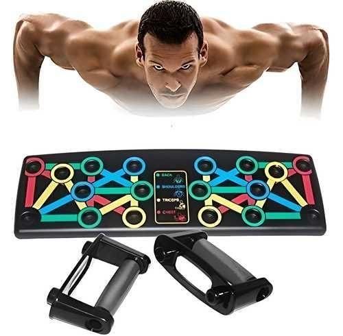 14-in-1 Push-Up Board with Strong Grip Handles for Full Body Workout
