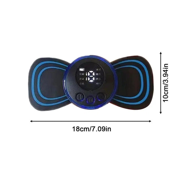 Rechargeable Mini Electric Massager with 8 Massage Modes & 19 Intensity Levels